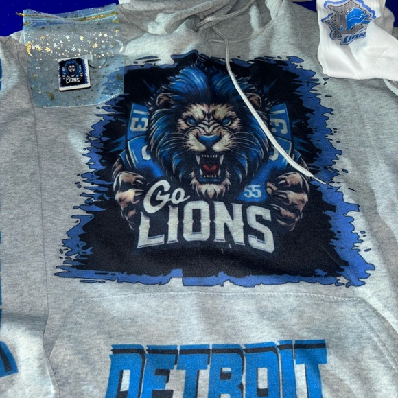 Detroit lions hoodie set - Picture 9 of 16